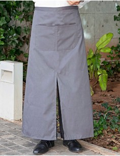 L-FS100100SPZ-Bistro Apron With Split And Front Pocket 2